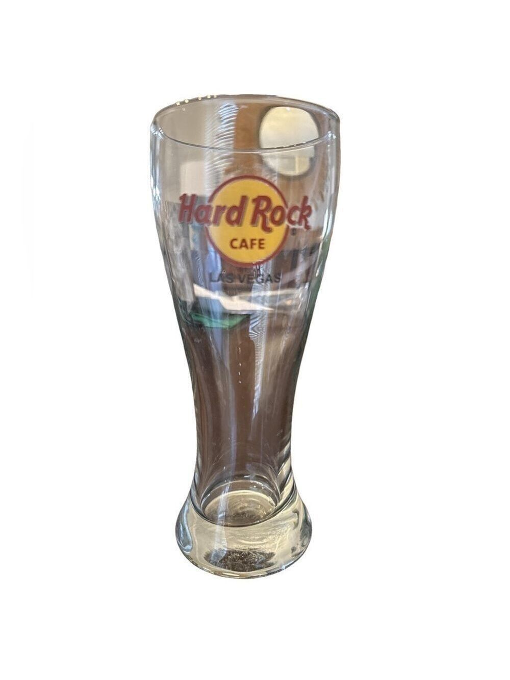 Hard Rock Cafe Las Vegas Logo Beer/Pilsner Glass.